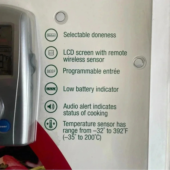 Oregon Scientic Wireless Cooking Thermometer AW129 Brand New Factory Sealed - Picture 2 of 7